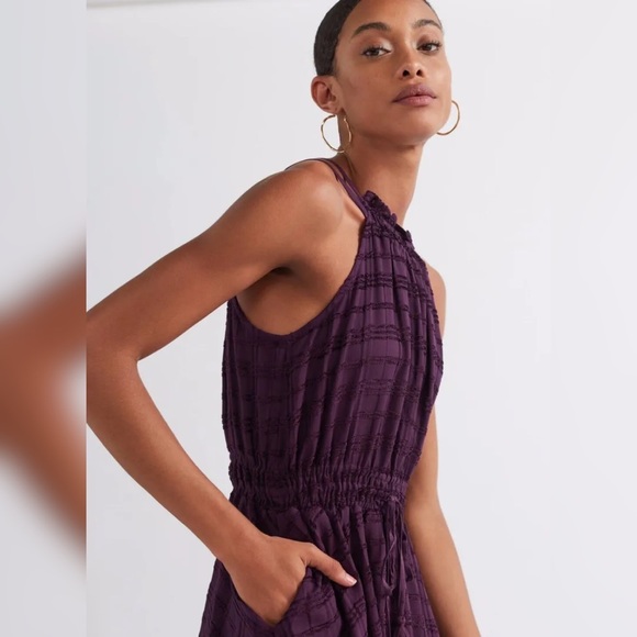 Anthropologie Halter Midi Dress Size M $170 - Picture 3 of 7